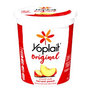 1 cup (170 g) Nonfat Peach Yogurt