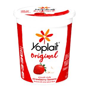 1 cup (170 g) Nonfat Strawberry Banana Yogurt