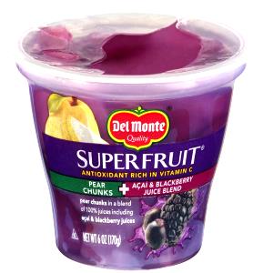 1 cup (170 g) Superfruit Pear Chunks + Acai & Blackberry Juice Blend
