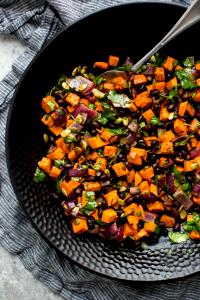 1 cup (177 g) Saute Sweets (Sweet Potatoes with Black Beans, Sweet Corn, Red Bell Peppers & Onions)