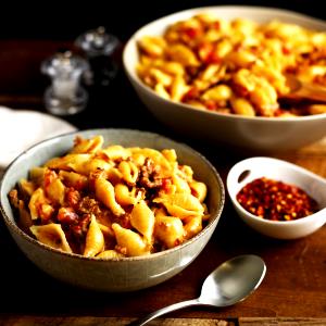 1 cup (182 g) Italian Sausage Mac & Cheese