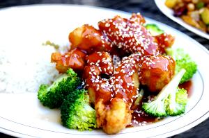1 cup (198 g) Sesame Chicken