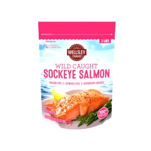 1 cup (2 oz) Wild Caught Sockeye Salmon