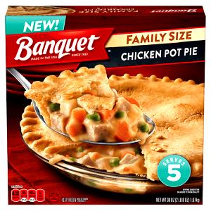 1 cup (200 g) Chicken Pot Pie Family Size