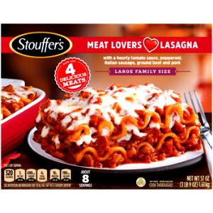 1 cup (213 g) Classics Meat Lovers Lasagna (Cup)