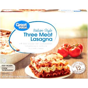 1 cup (213 g) Italian-Style Three Meat Lasagna