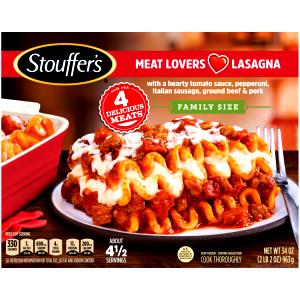 1 cup (213 g) Meat Lovers Lasagna