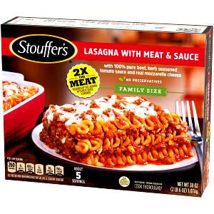 1 cup (215 g) Classics Lasagna with Meat Sauce