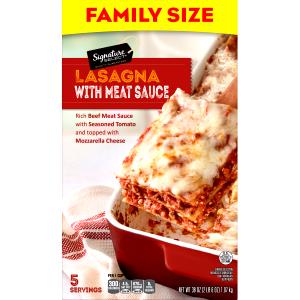 1 cup (216 g) Lasagna with Meat & Sauce