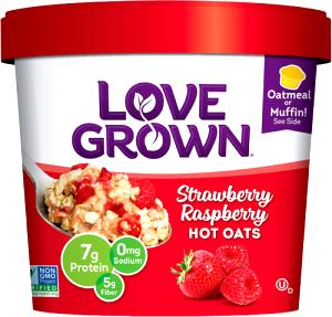 1 cup (2.22 oz) Hot Oats Strawberry Raspberry