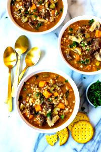 1 cup (224 g) Organic Beef Barley Soup