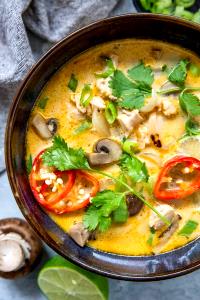 1 cup (226 g) Tom Kha Kai Soup