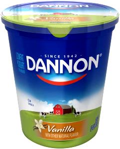 1 cup (227 g) All Natural Lowfat Yogurt - Vanilla