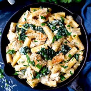 1 cup (227 g) Chicken Alfredo Rigatoni
