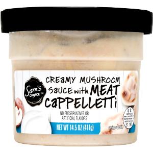 1 cup (227 g) Creamy Mushroom Sauce with Meat Cappelletti