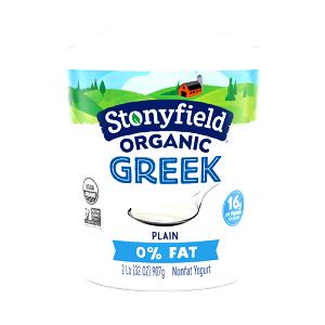 1 cup (227 g) Greek Plain Strained Organic Nonfat Yogurt