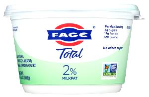 1 cup (227 g) Organic 0% Plain Greek Yogurt