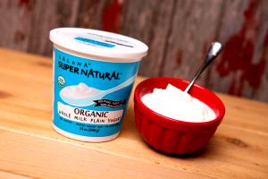 1 cup (227 g) Organic Cream Top Plain Whole Milk Yogurt