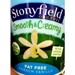 1 cup (227 g) Organic Lowfat French Vanilla Yogurt