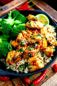 1 cup (227 g) Sweet Chili Chicken Skillet Meal