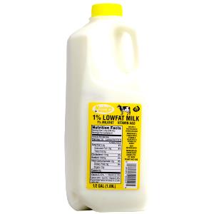 1 cup (236 ml) 1% Low Fat Milk