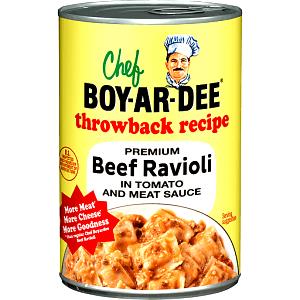 1 cup (240 g) Beef Ravioli in Tomato & Meat Sauce
