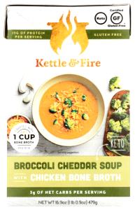 1 cup (240 g) Broccoli Cheddar Soup with Chicken Bone Broth