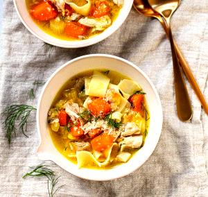 1 cup (240 g) Kitchen No Chicken Noodle Soup