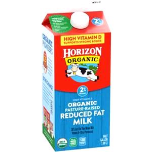 1 cup (240 g) Organic 2% Reduced Fat Milk