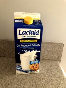 1 cup (240 ml) 100% Lactose Free Reduced Fat Calcium Fortified Milk