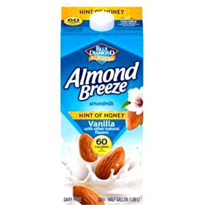 1 cup (240 ml) Almond Breeze Hint of Honey Vanilla