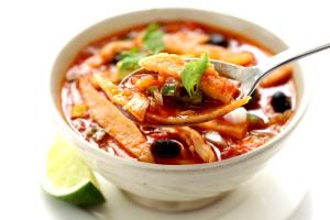 1 cup (240 ml) Chicken Tortilla Soup with Lime