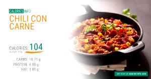 1 cup (240 ml) Chili Con Carne