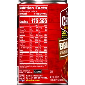 1 cup (240 ml) Chunky BBQ Seasoned Pork