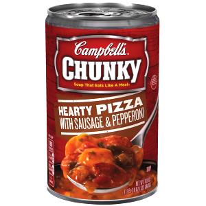 1 cup (240 ml) Chunky Hearty Pizza with Sausage & Pepperoni