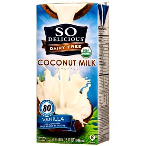 1 cup (240 ml) Coconut Milk Beverage Vanilla