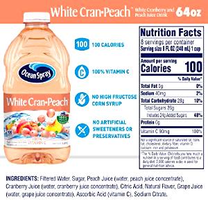 1 cup (240 ml) Cranberry Peach Juice