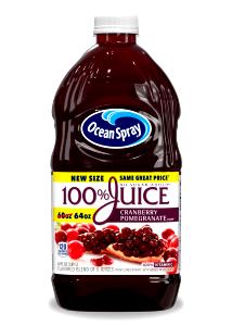 1 cup (240 ml) Cranberry Pomegranate 100% Juice
