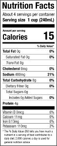 1 cup (240 ml) Fat Free Chicken Broth