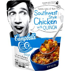 1 cup (240 ml) Go Soup Southwest Style Chicken with Quinoa