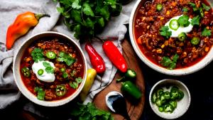1 cup (240 ml) Jalapeno Chili with Beans