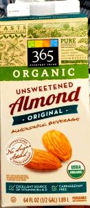 1 cup (240 ml) Organic Almond Milk