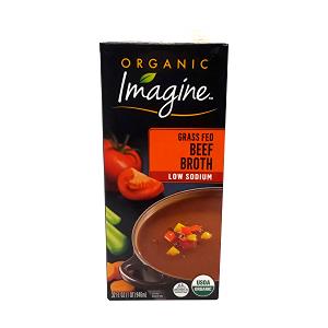 1 cup (240 ml) Organic Beef Flavored Broth Low Sodium