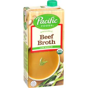 1 cup (240 ml) Organic Low Sodium Beef Broth