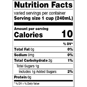 1 cup (240 ml) Peach Tea