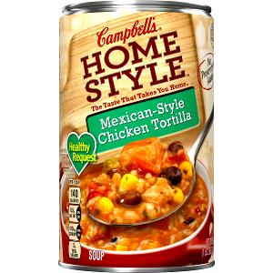 1 cup (240 ml) Select Harvest Healthy Request Mexican Style Chicken Tortilla Soup