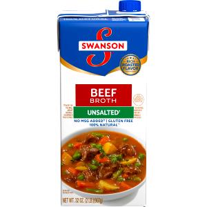 1 cup (240 ml) Unsalted Beef Broth