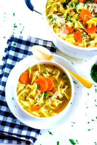 1 cup (240.8 g) Rotisserie Chicken Soup