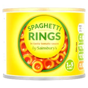 1 cup (242 g) Spaghetti Rings in Tomato Sauce