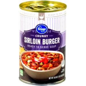 1 cup (245 g) Beef Sirloin Burger Soup